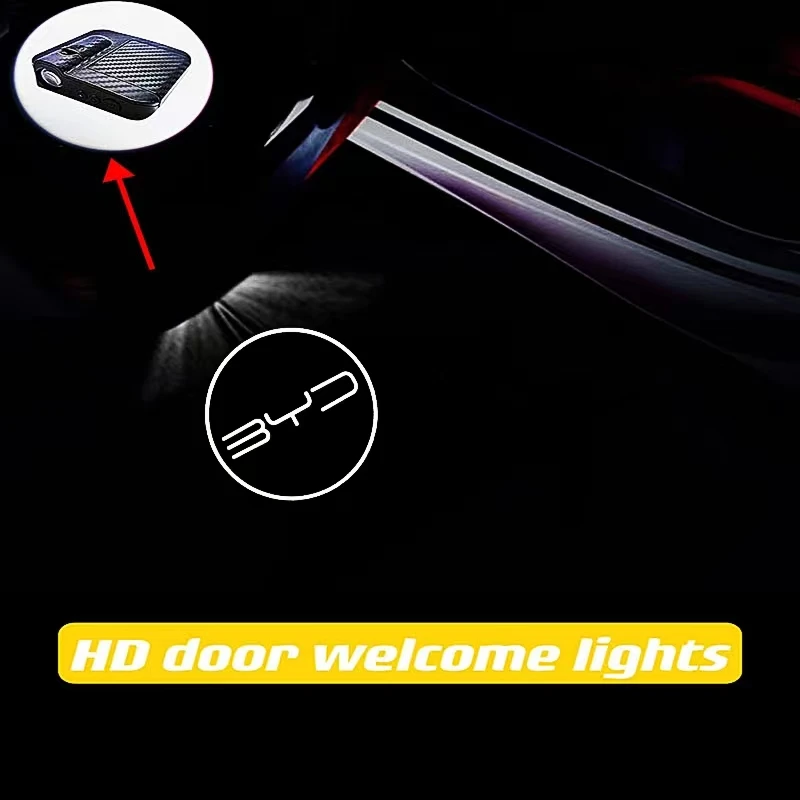 

Car Door Led Welcome Light Projector Light Shadow Warning Lamps BYD F3 E6 Yuan Plus Atto Song Max Tang G3 I3 Ea1 Courtesy Lamp