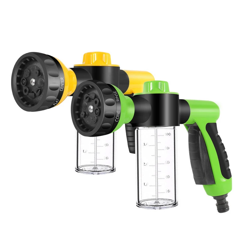 Garden Water Pipe Nozzle High-Pressure Automatic Foam Spray Gun Car Washer Gardening Watering, Car Washing Tools