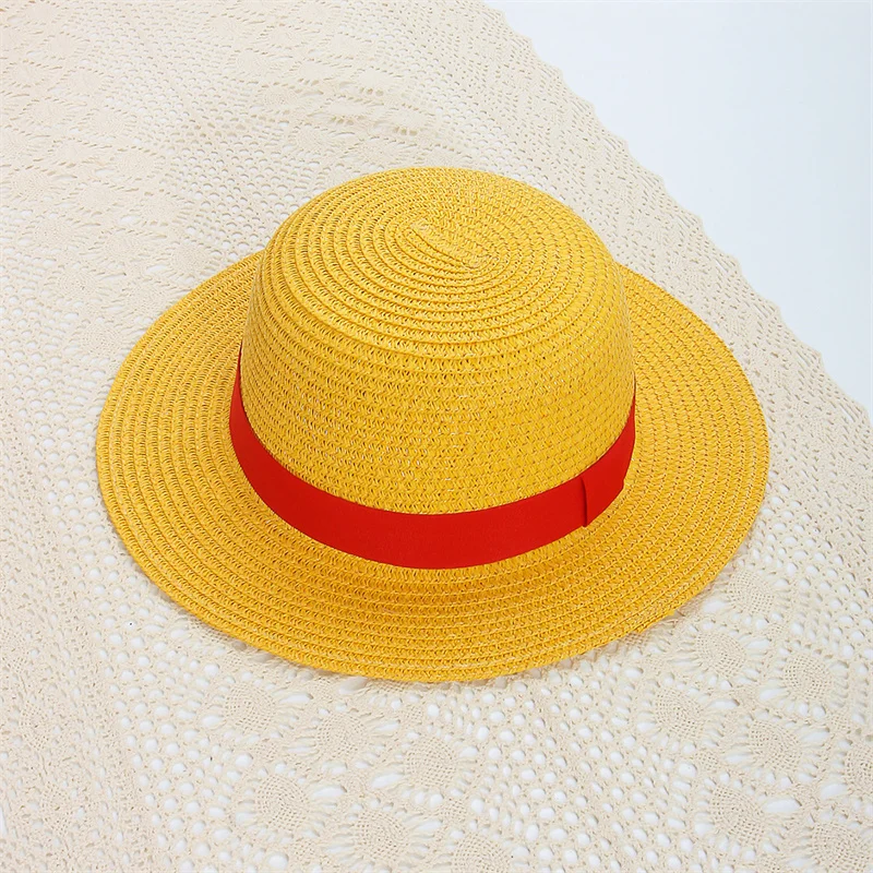 31-35CM Anime Strohhut für Festivals, Partys und Cosplay, Sonnenschutz-Hut, Eltern-Kind Sommer-Sonnenhut für Männer und Frauen – Detail 11