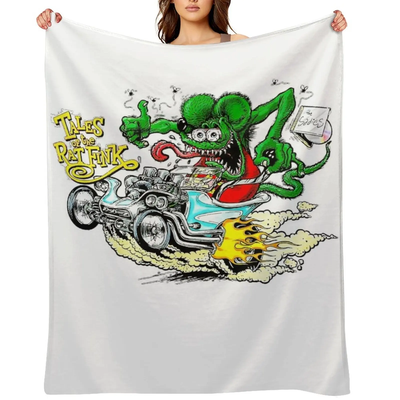 

Ratfink Throw Blanket Travel heavy to sleep blankets and throws Retros Blankets
