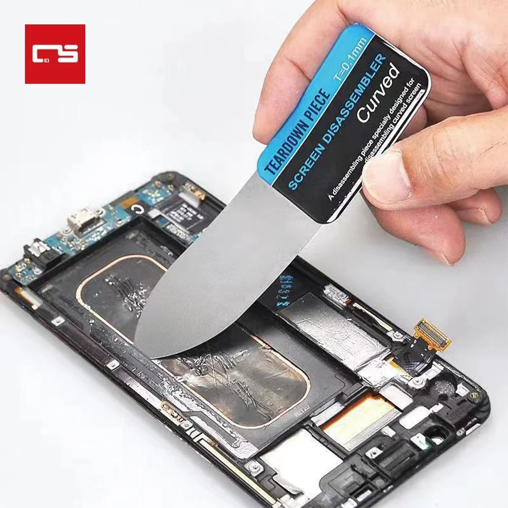 

Steel Metal Mobile Phone Repairing Tool Ultra Thin Flexible Mobile Phone Curved LCD Screen Disassemble Opening Pry Card Tool