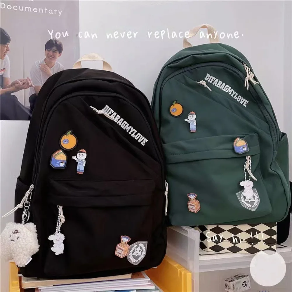 Japanese Instagram Style Antique Style Girl Student Backpack Female Korean Version Harajuku Ulzzang Backpack Large Capacity