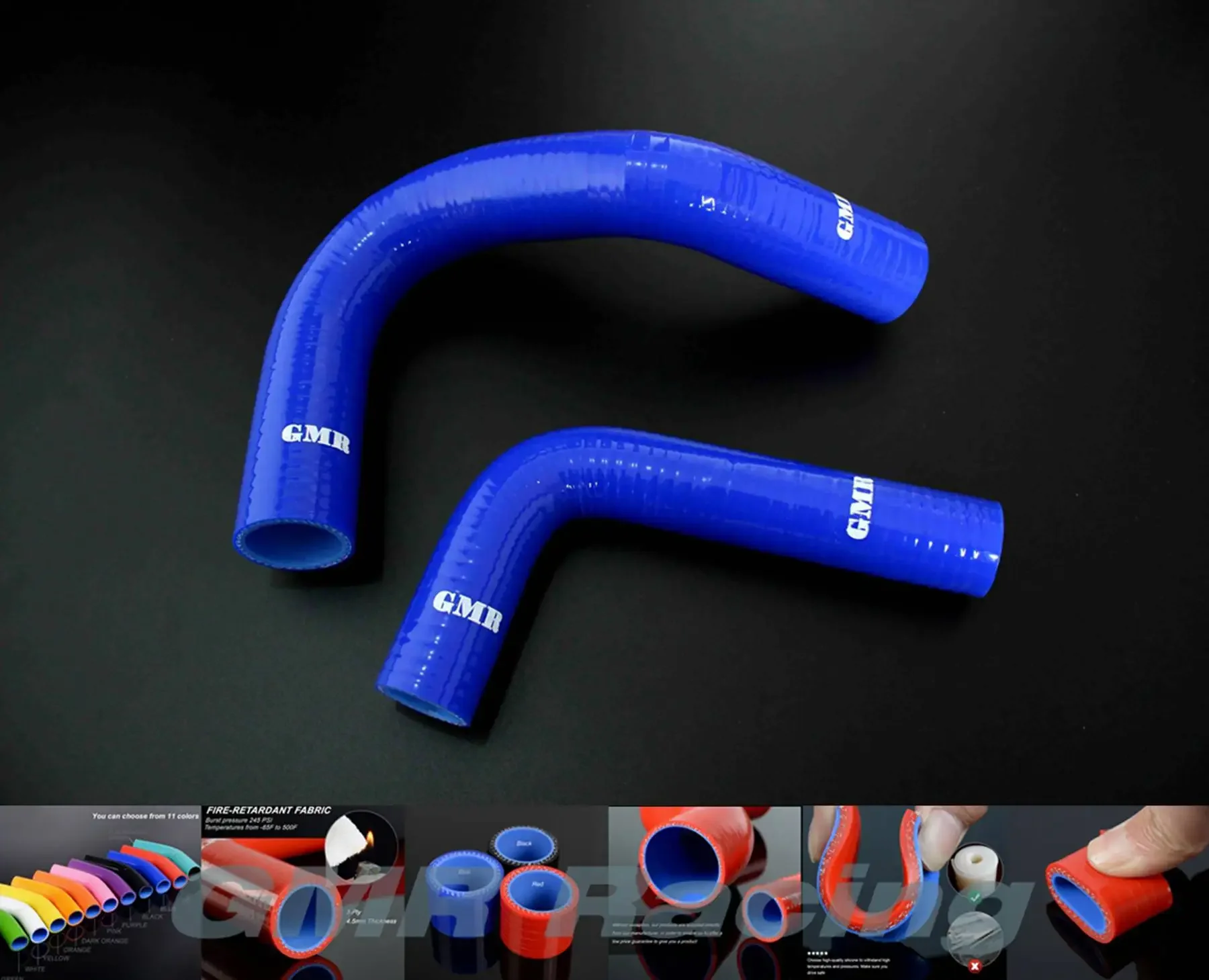 Fit 1949-1954 1950 1951 1952 1953 CHEVY Pickup Bel Air/Fleetline V8 Siliocne Hose Car Silicone Radiator Hoses Kit Red Blue