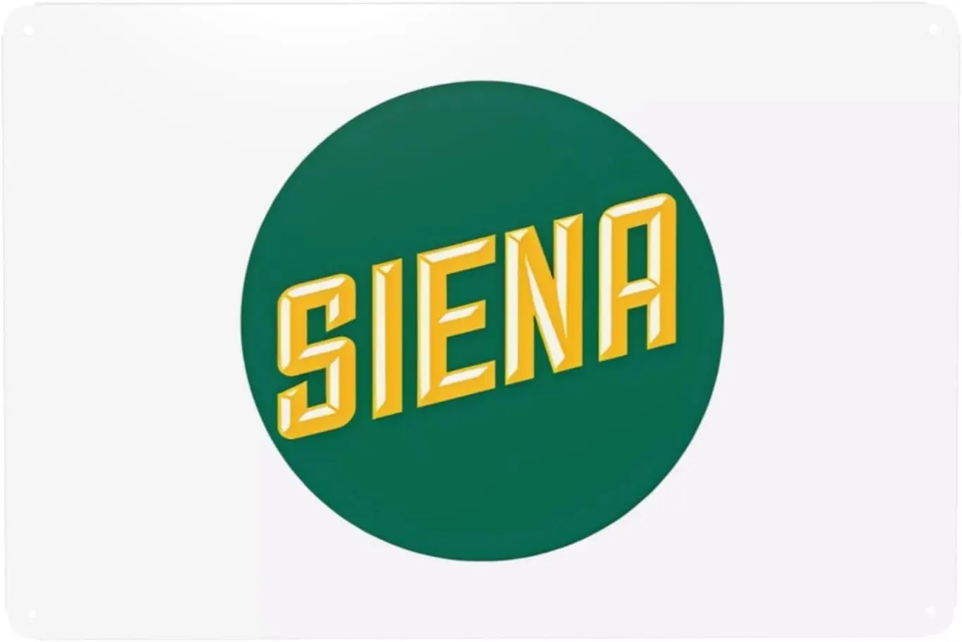 1p,HSLLFGPA Siena College Tin Metal Sign Decor 12x8 Inch Wall Decor For Home Cave Outdoor Indoor Vintage Bar Sign Man Backyard G