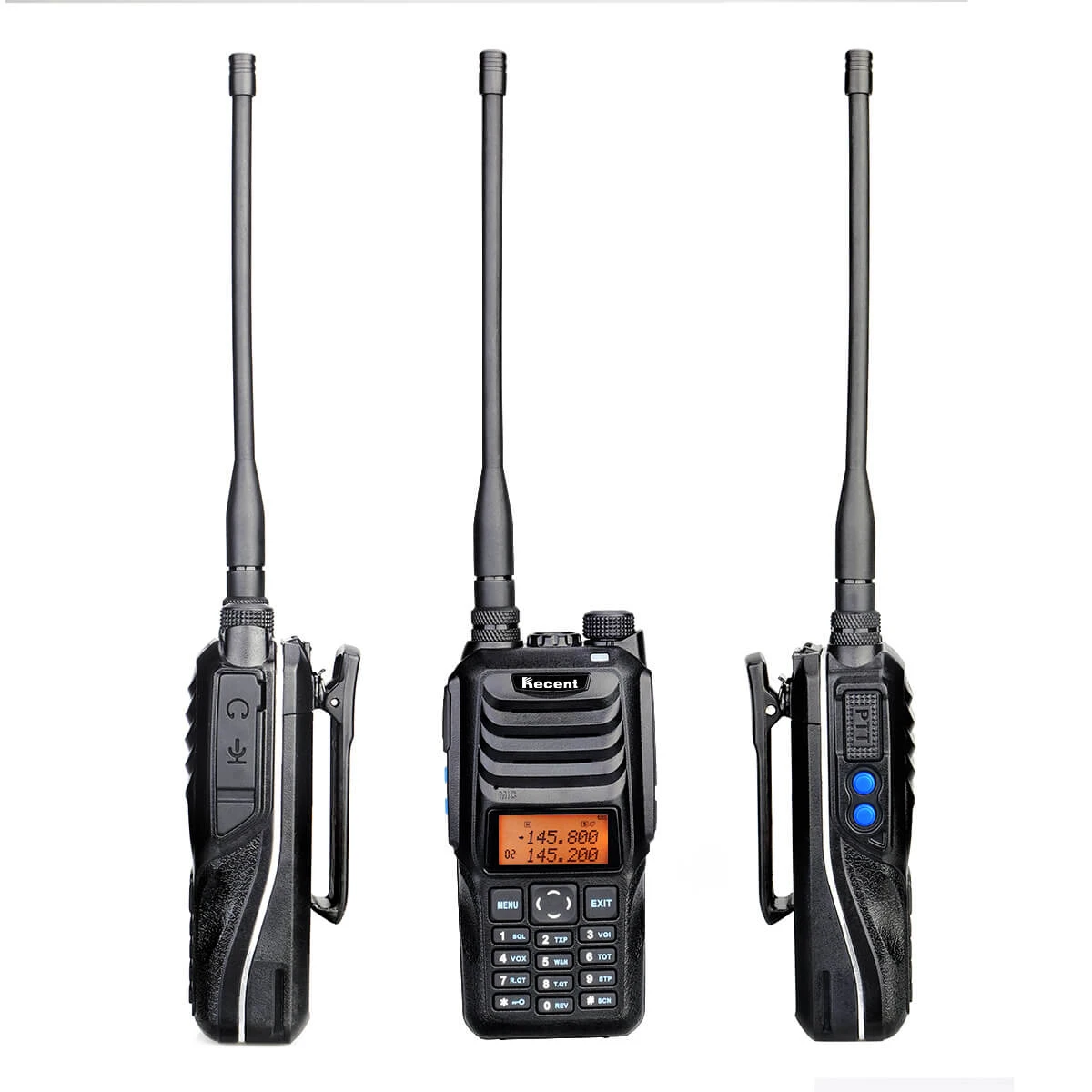 Intrinsically Safe ATEX Handheld Two-Way Radio VHF UHF Dual Band Explosion-proof Ex Ib IIB T4 Gb Torch Light Hazardous Areas