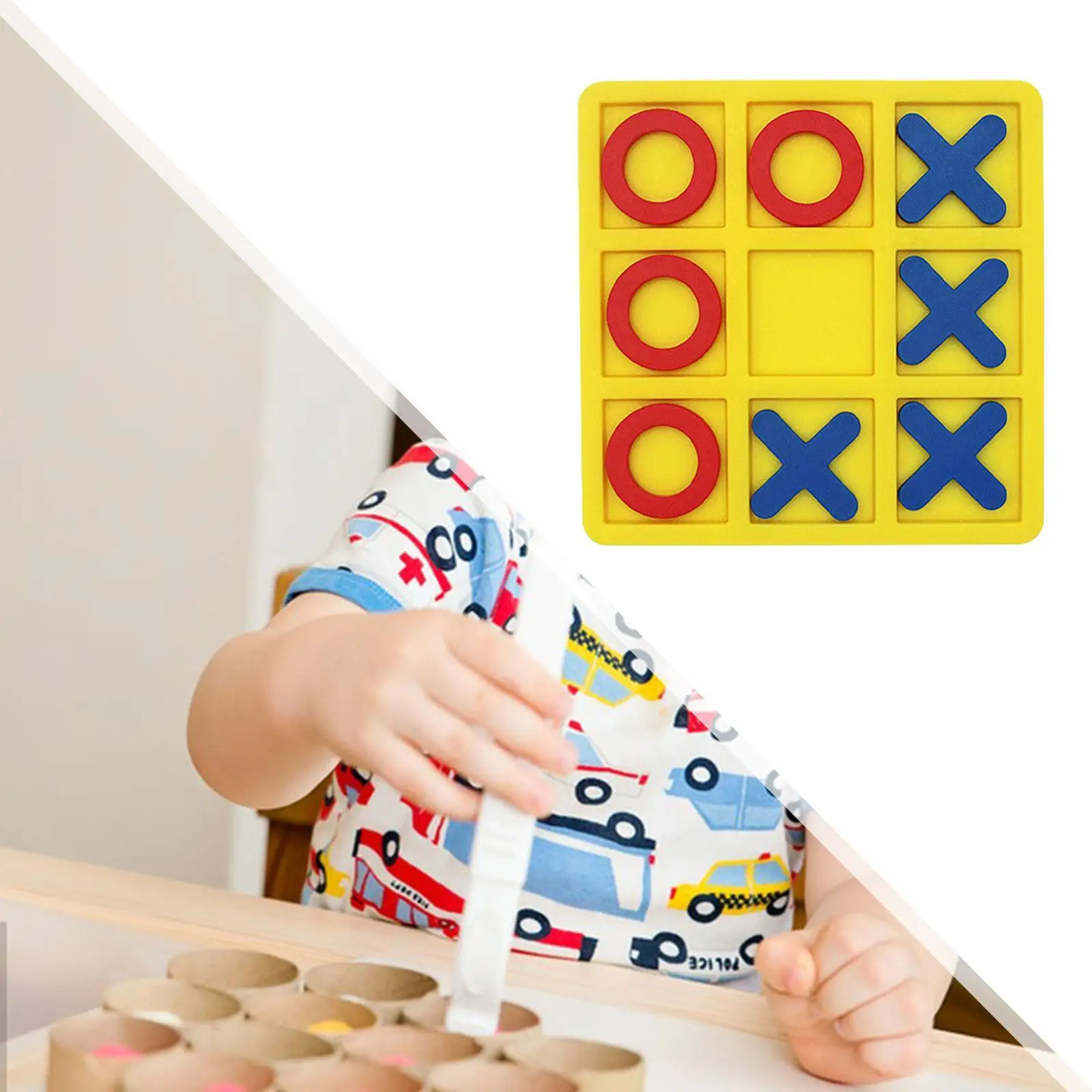 Tic TAC Toe 게임 성인 어린이 거실을 위한 클래식 XO 체스 보드 게임