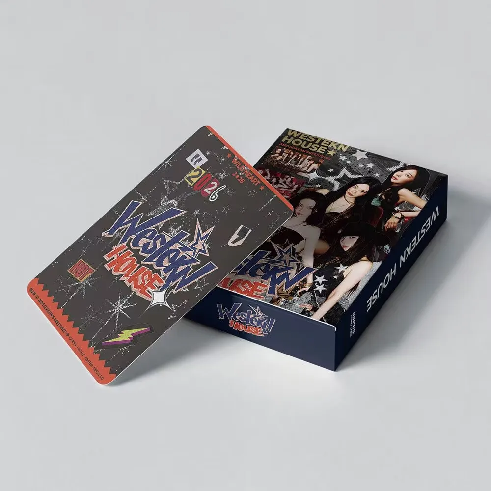 

55ZhangAESPAMini truckSeason'sGreetingsStarKPOPPeripheralLOMOCard