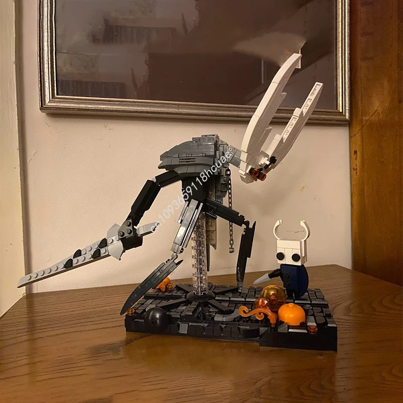 

723pcs MOC The Hollow Knightes Sculptures Model Building blocks Architecture Modular DIY Kids toys idea Assemble Christmas gifts