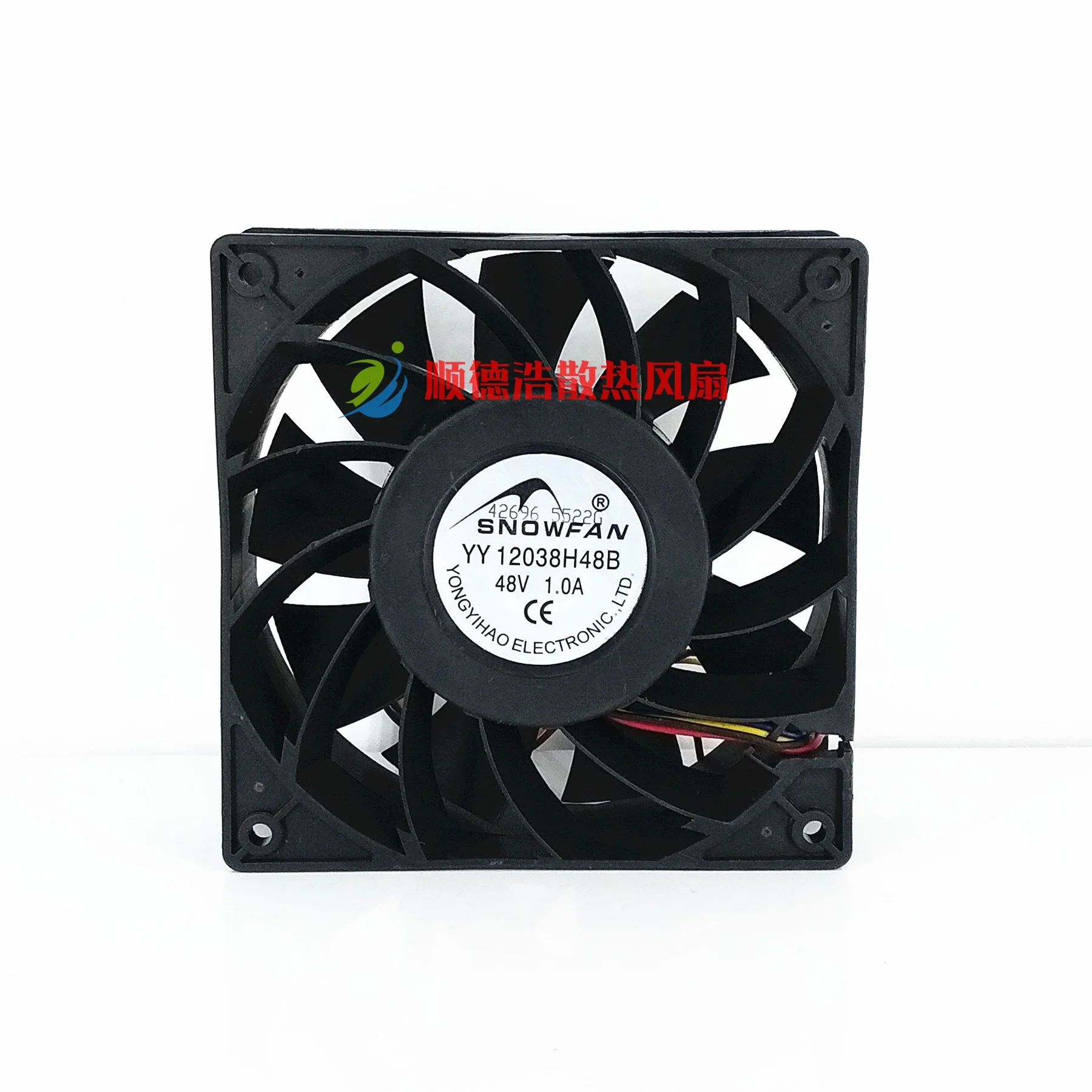 Ltsf ل SNOWFAN YY12038H48B DC 48V 1.0A 120x120x38mm 4-Wire مروحة تبريد الخادم 12 سنتيمتر