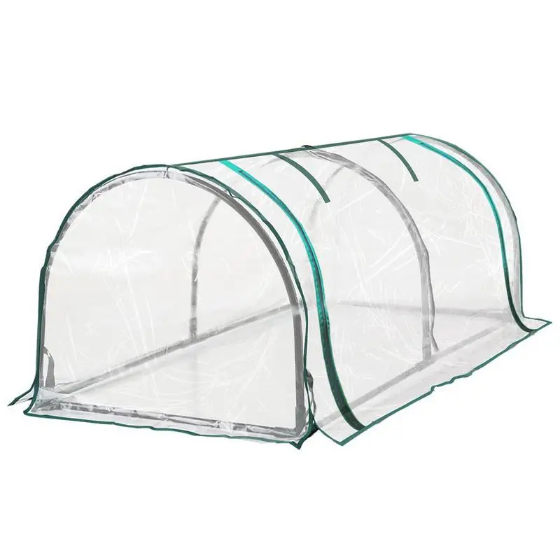 Portable Greenhouse Cover Portable Greenhouse Tunnel Outdoors Winter Green House Plant Covers Efficient Protection Green Houses