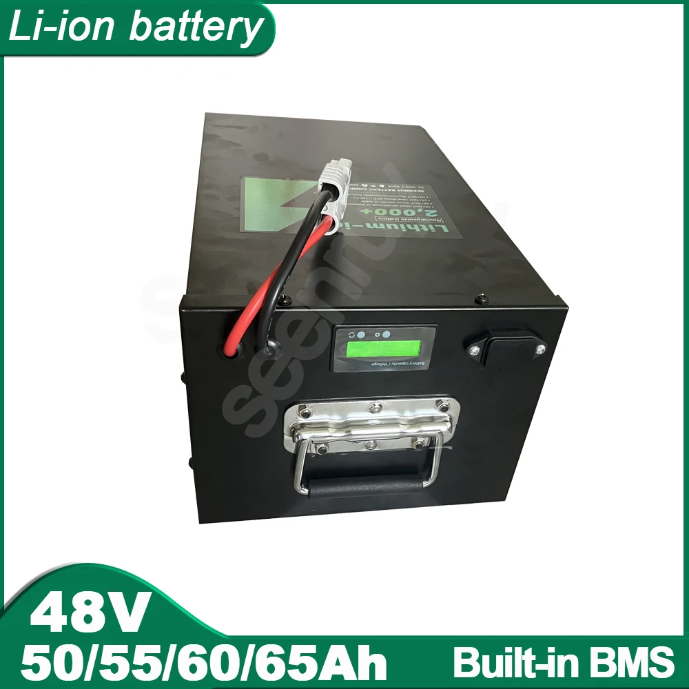 48V 50AH 55AH 60AH 65AH  Li ion Lithium Polymer Battery Perfect For 4800W Motor Motorcycle