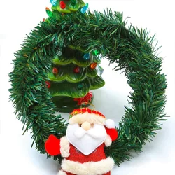 5.5m Artificial Green Christmas Garland Pine Tree Rattan Christmas Decorations Banner Hanging Red Christmas Xmas Tree Ornament