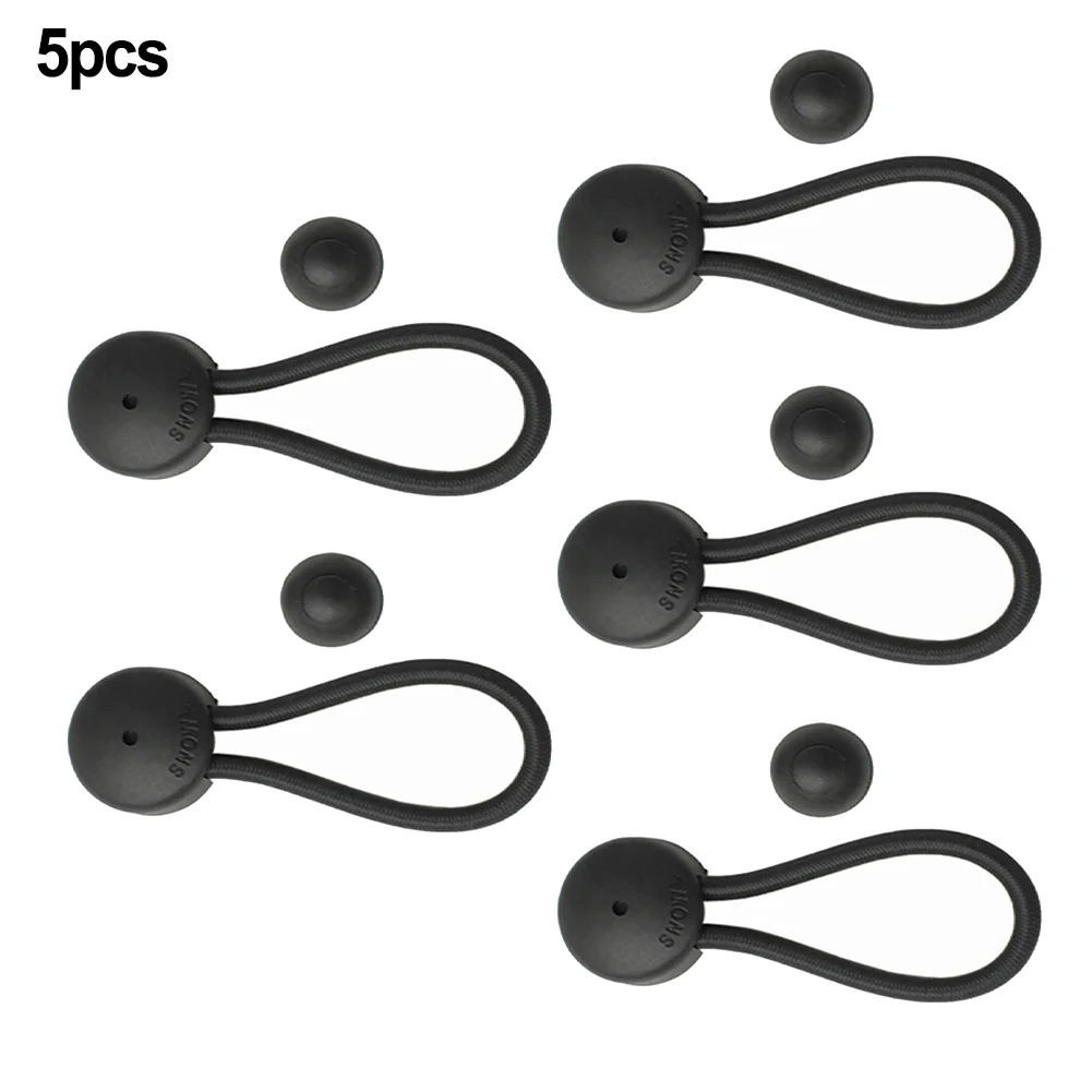

5pcs Shock Cord Fastener Bungee Cord Clip With Knob For Tent Boat Yacht RV Cover Slip Safety Bungee Shock Cord