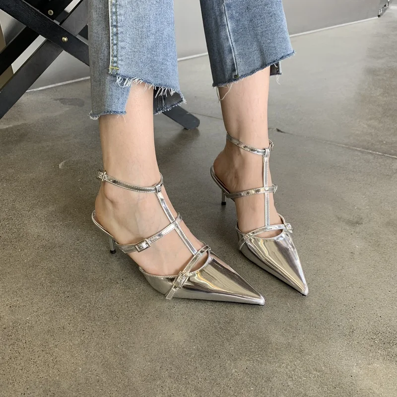 Woman Shoes Luxury New Women Pumps Women Fashion Pointed Elegant Thin High Heels Women Hollow Out Dress Shoes Sandalias De Mujer