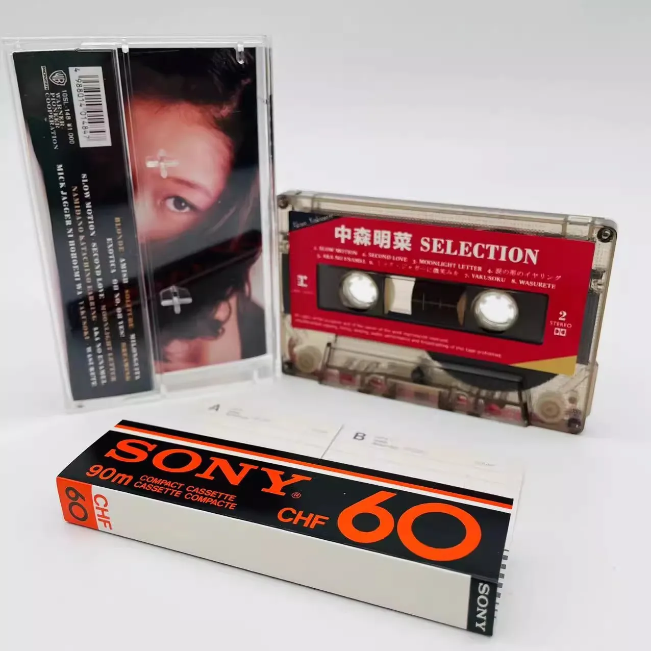 

Retro Nakamori Akina Music Cassettes Greatest Hits Album Music Tape Cosplay Recorder Car Walkman Soundtracks Box Collection Gift