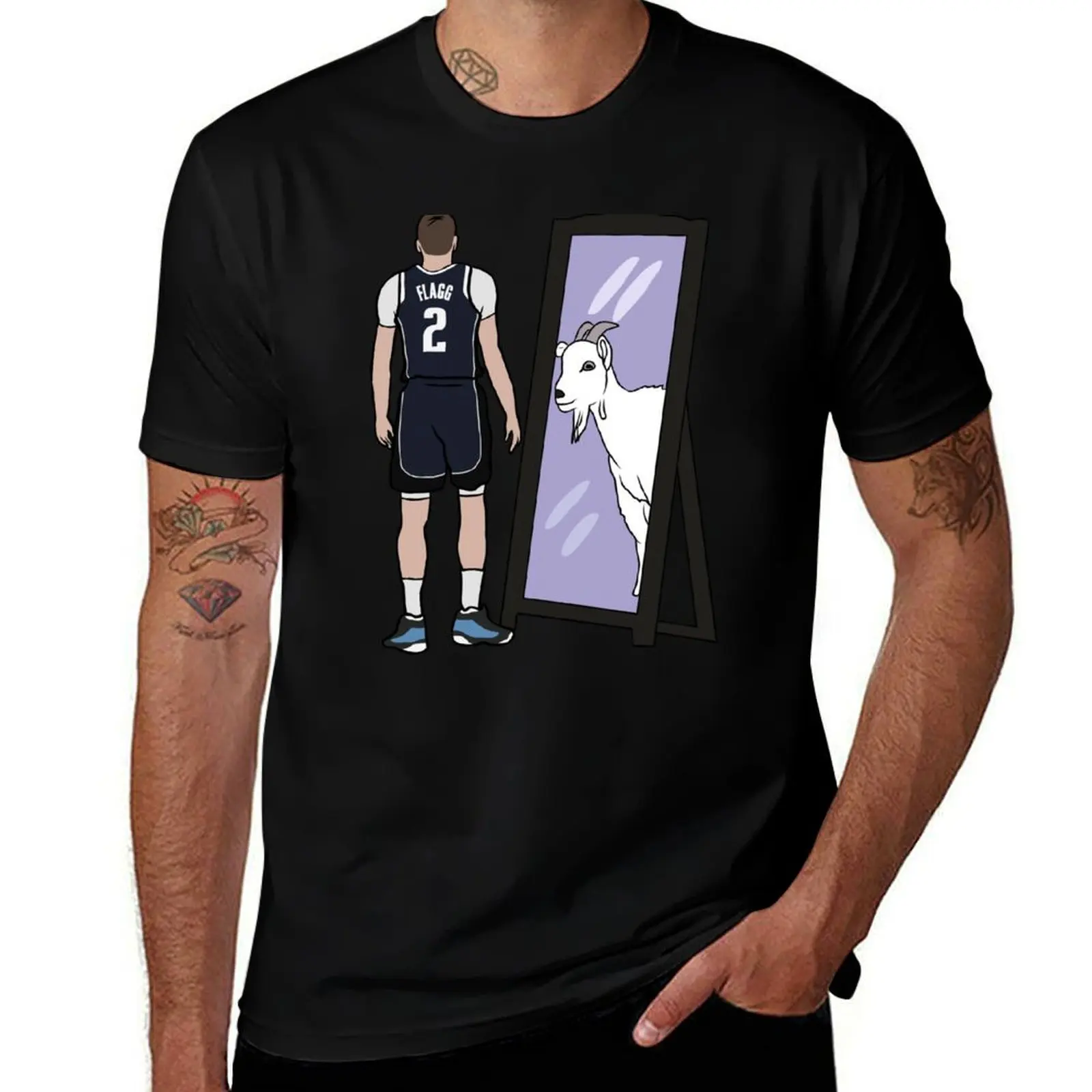 

Cooper Flagg Mirror GOAT Dallas T-Shirt boys animal print customs design your own sports fans mens plain t shirts