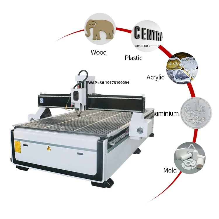 

MISHI 1325 Vacuum Table Acrylic Wood Cutting Engraving Machine for Solidwood Mdf Aluminum Plywood Cnc Router Machine