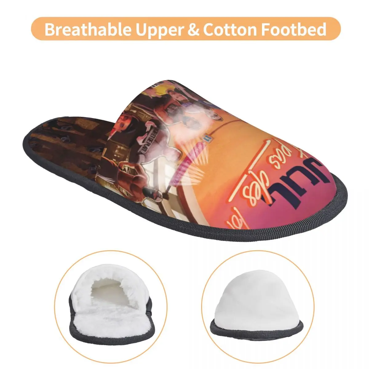 Custom JUL Rapper Music French Singer Comfy Scuff With Memory Foam Slippers Women Hotel House Shoes