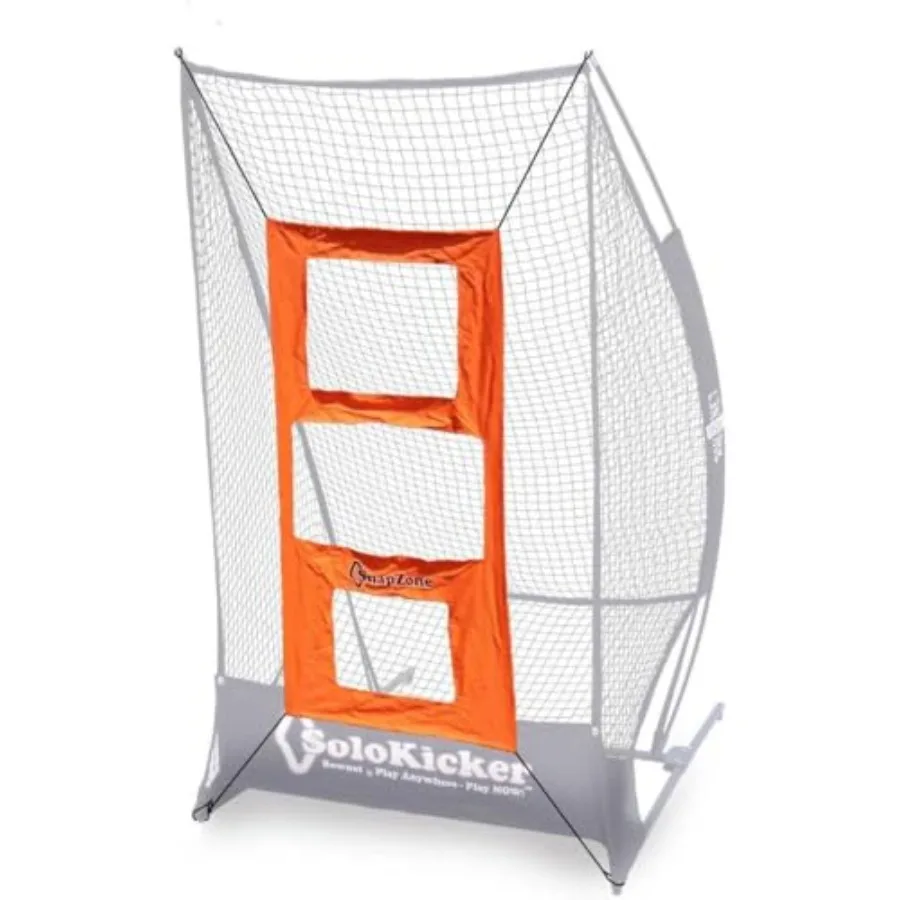 

Snap Zone Accessory Net for Solo Kicker Adjustable Football Target Attachment with 3 Nylon Snap Zones, Compatible with Solo Kic