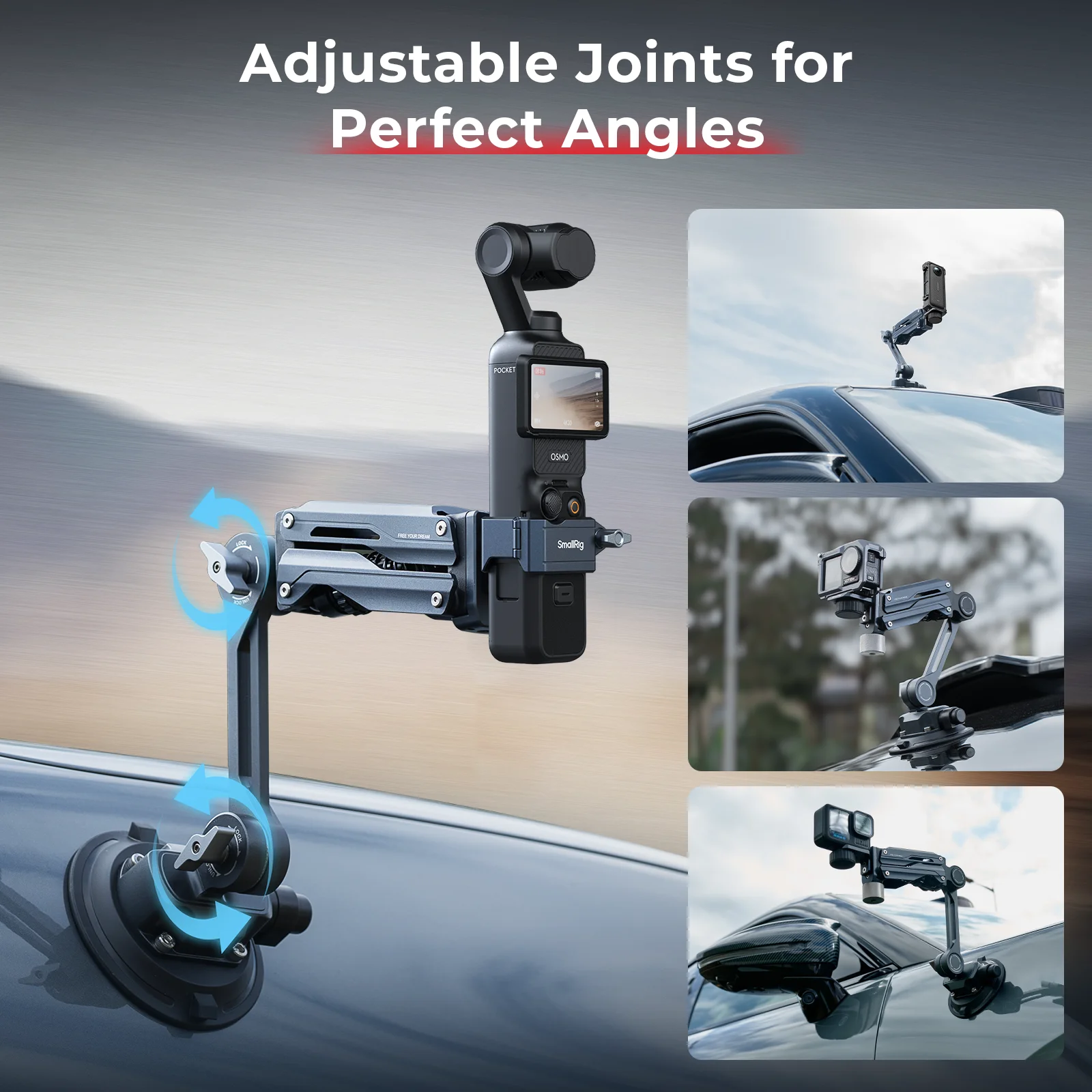 SmallRig mini Shock Absorber Arm for DJI Osmo Pocket / Action 5
