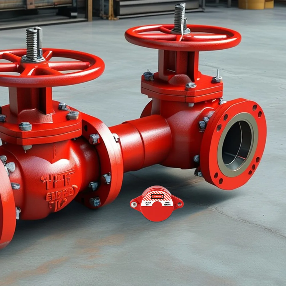 

Gate Valve Lock 25-64Mm Heavy Duty Industrial Valve Locking Device For Water Gas Outdoor Safety Isolation Spigot