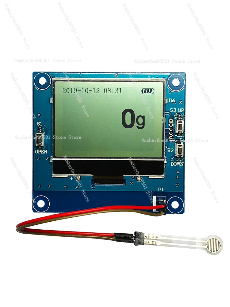 Flexible Film Pressure Sensor Detection Module My2801 Piezoresistive Ad Value Digital Display Curve