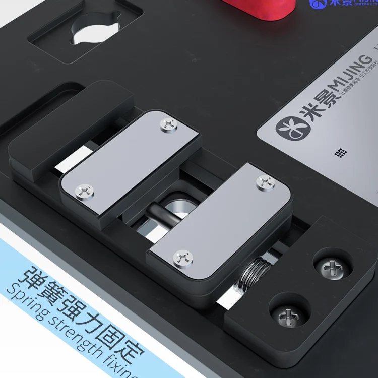 Universal Face ID Dot Matrix โปรเจคเตอร์ซ่อมติดตั้งดีบุกแม่แบบสำหรับ iPhone X-13 Pro Max BGA Reballing Stencil แพลตฟอร์ม