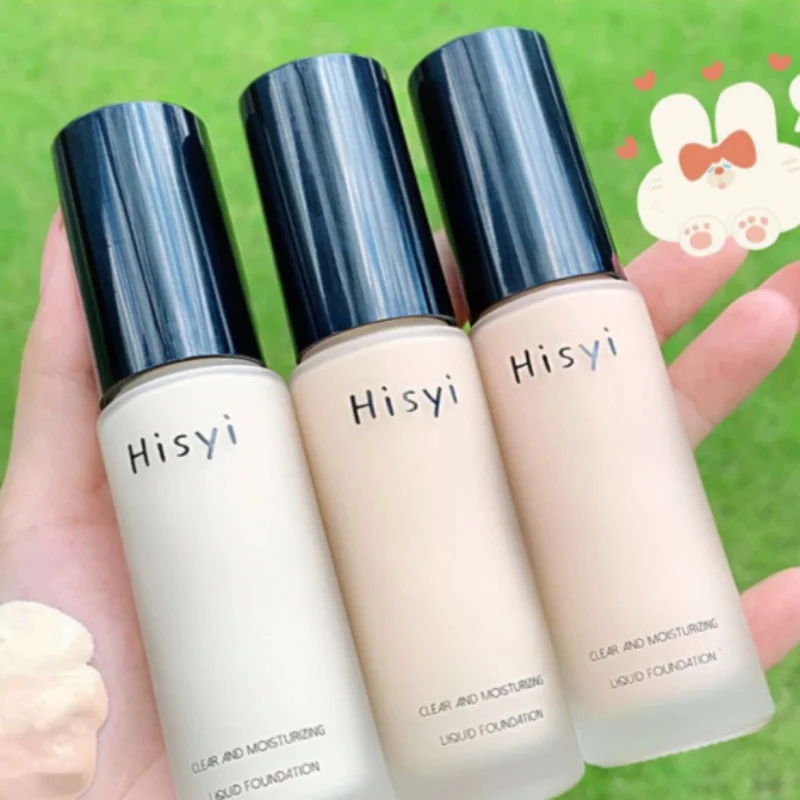 Liquid Foundation Naturally Covers Flaws Without Sticking Powder Plain Face Cream Transparent Foundation Conceals Blemishes