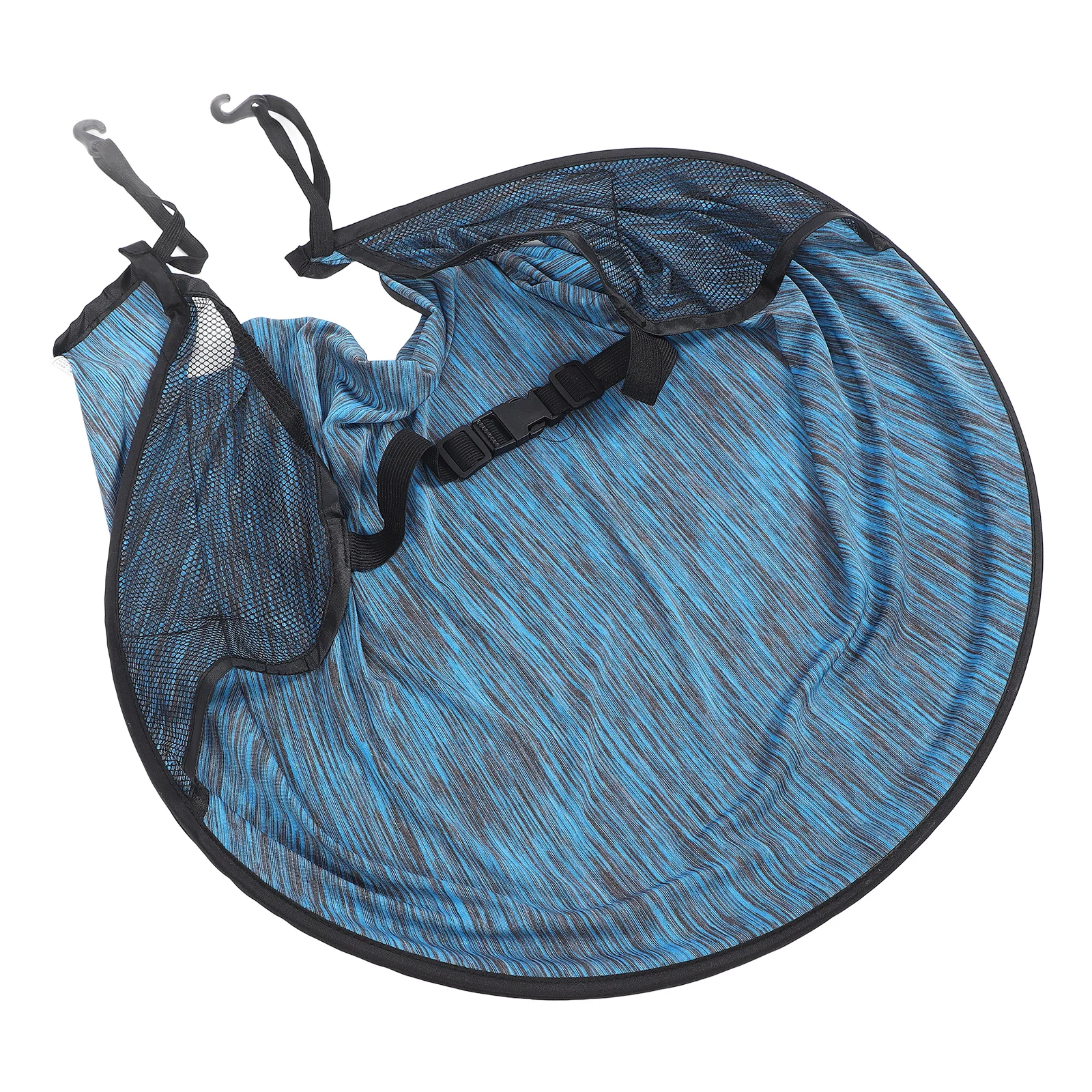 Cubierta parasol para cochecito, dosel ligero con protección UV para cochecito, tamaño de tela pequeño, antipolvo, portátil, plegable, de viaje para bebé