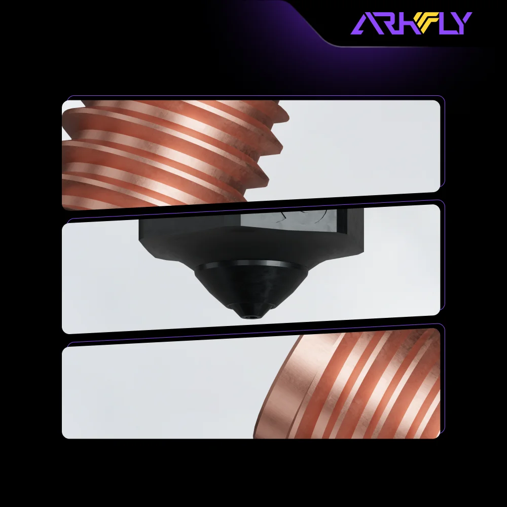 Dysza Arkfly Phaetus Silicon Carbide V6/MK8/Volcano, odporna na temperaturę do 550 stopni. ℃   Dysze do Hotendów do Wszystkich Filamentów — zdjęcie produktu 4