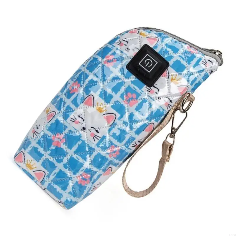 قابل للتعديل زجاجة الحليب معزول كم حالة حقيبة تسخين حليب الأم USB شحن غطاء سخان للسفر اليومي في الهواء الطلق L8RB #3