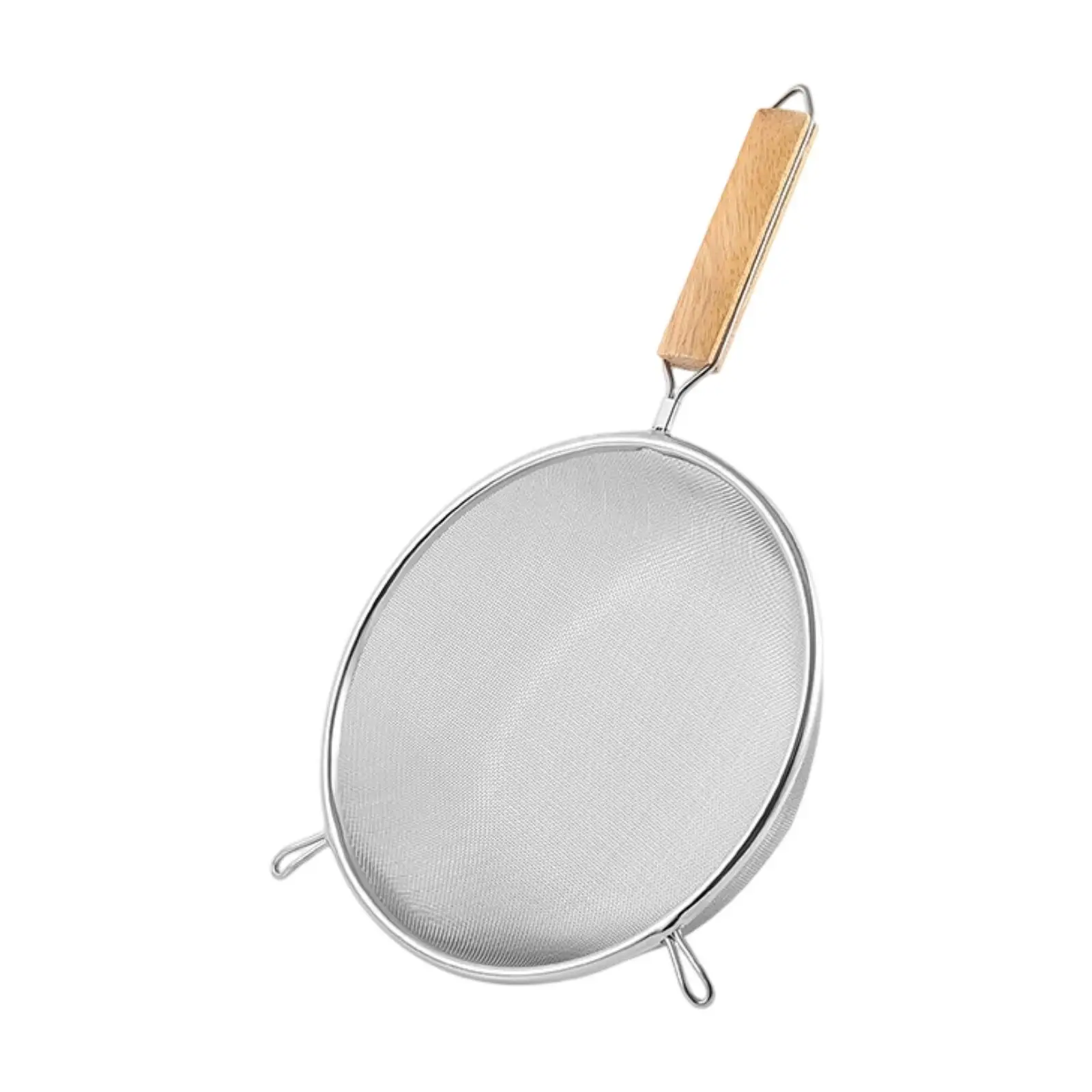 Fine Mesh Strainer Sifter with Handle Multipurpose Comfortable Soya Milk Filter for Pasta Foam Coffee Grounds Juice Draining
