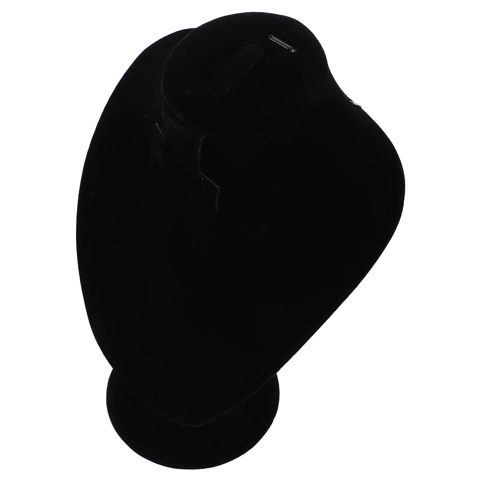 

Премиальный черный манекен-бюст для демонстрации ювелирных изделий с мягким ворсовым покрытием, подставка для кулонов, органайзер для розничной торговли и домашнего использования