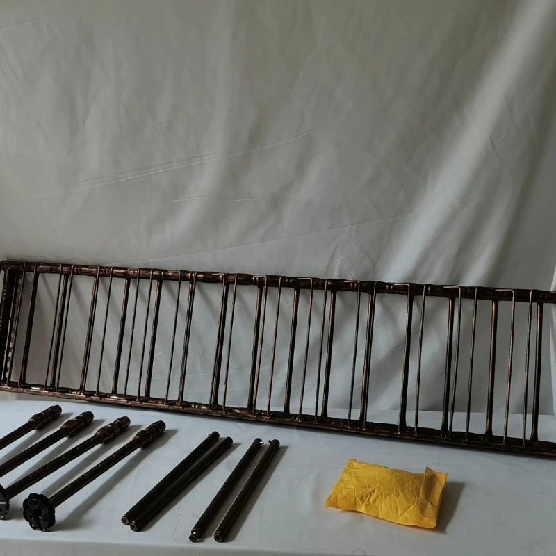 Vintage Metal Wine Glass Rack Antique Bronze Hanging Cup Holder Wall Mounted Drying Rack for Bar & Kitchen