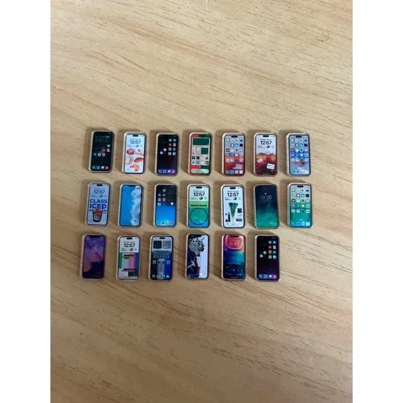 Mobile Phone Model Figure 1/6 Ratio Microfilm Mini Doll Ornaments Accessories Collection Toy