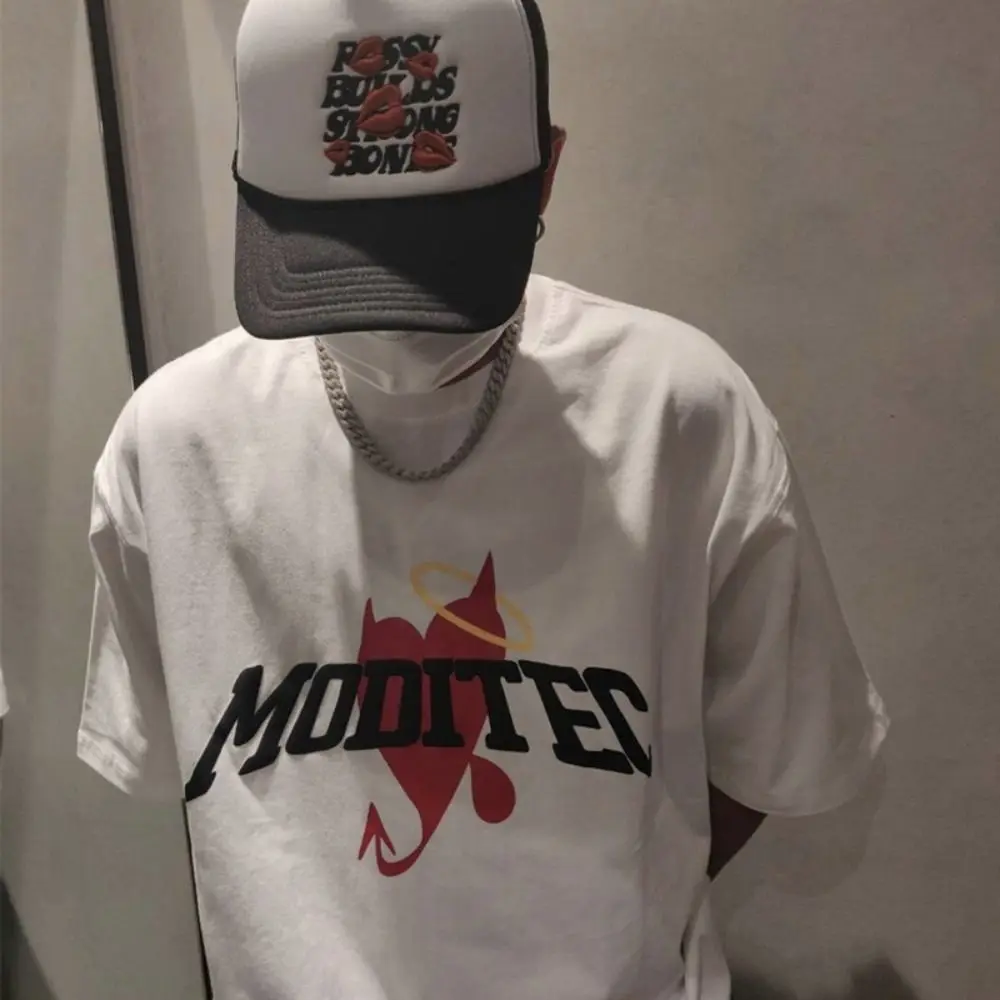 

Retro Letter Embroidery Letters Lip Baseball Cotton American Style Truck Caps Street Wear Sun Cap Sunshade Cap Sports