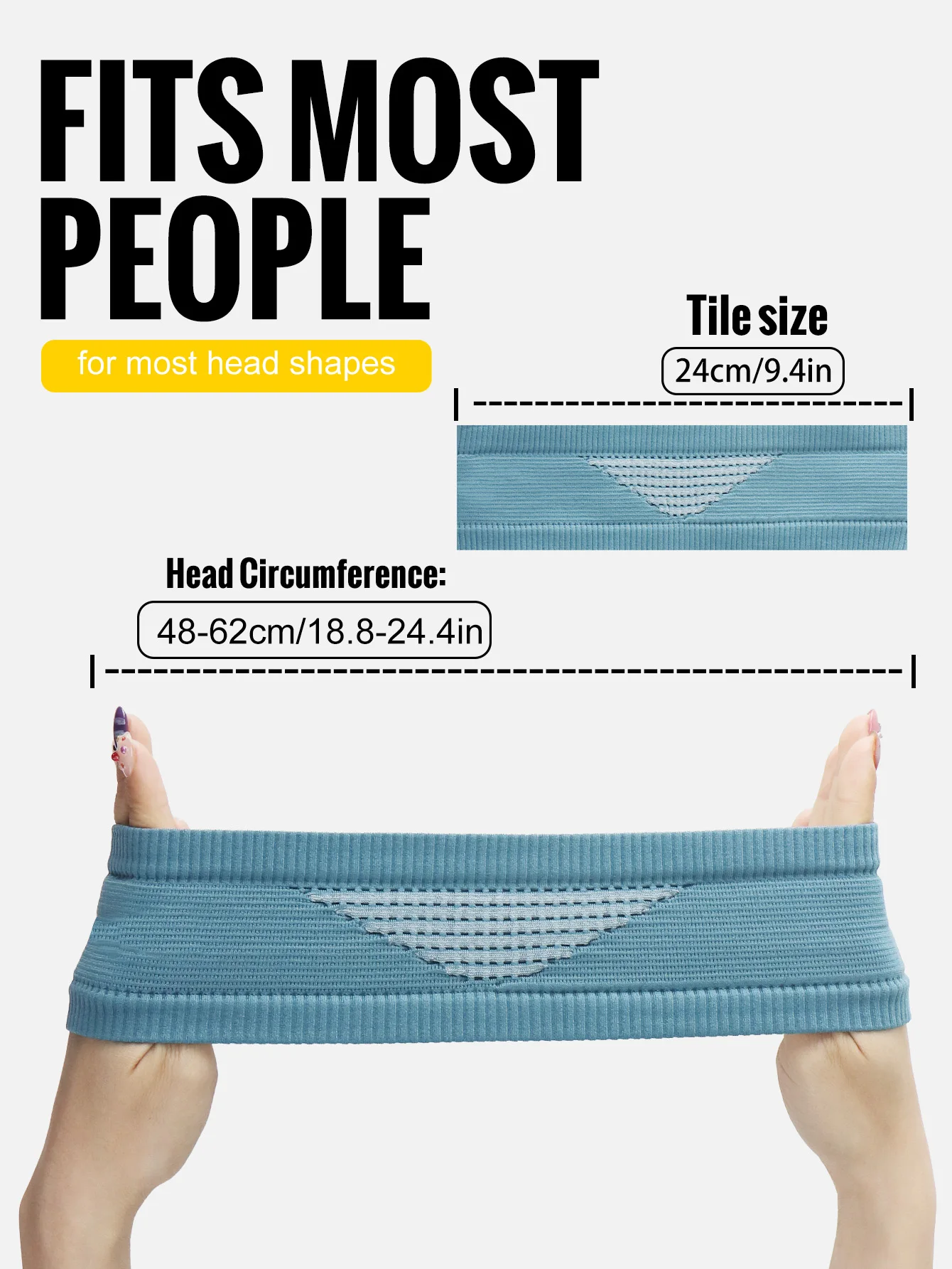 WRELS Elastische Sport-Stirnbänder für Damen und Herren, schweißabsorbierend, rutschfest, Yoga-Haarband, schnell trocknend, für Yoga und Laufen – Detail 11