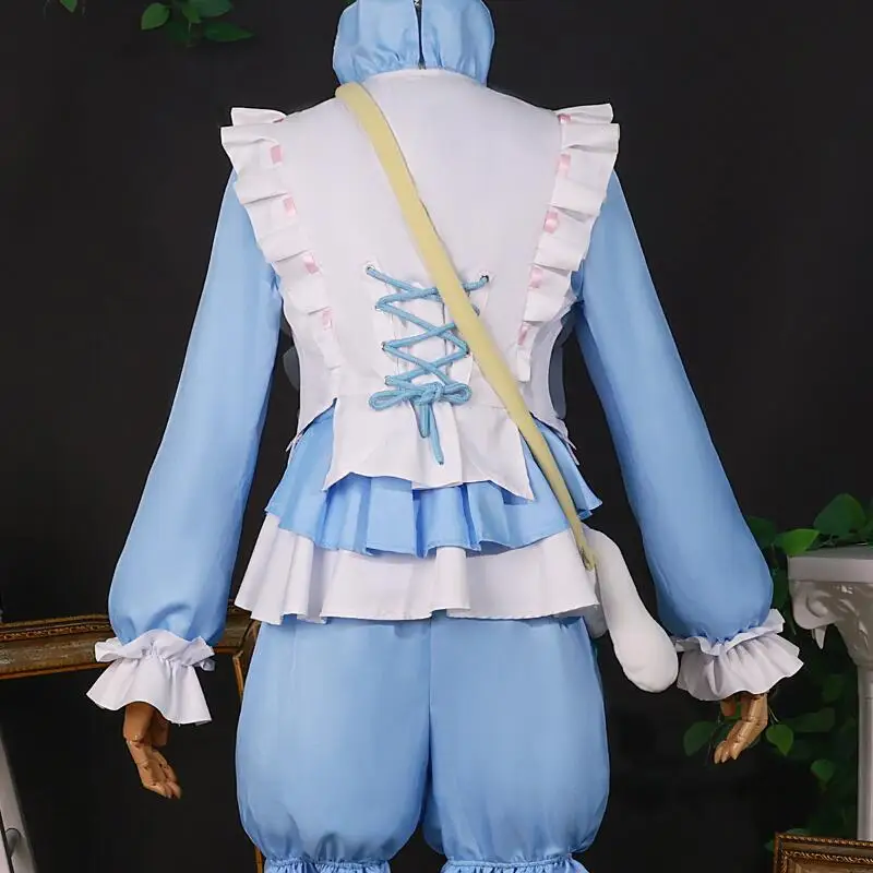 Anime Emma Woods Cosplay Game Identity V Cosplay Costume Gardener Kawaii Dresses Bag Accessories Wig Set Party Outfit for Women