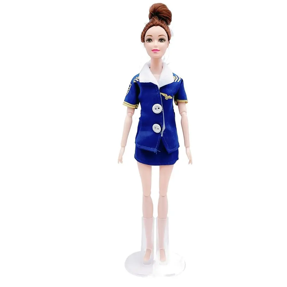 1 Set Scene Doctor/Nurse Doll Clothes Costume Flight Attendant Doll Dress Cosplay Barber Doll Clothes For 11 Inch Doll