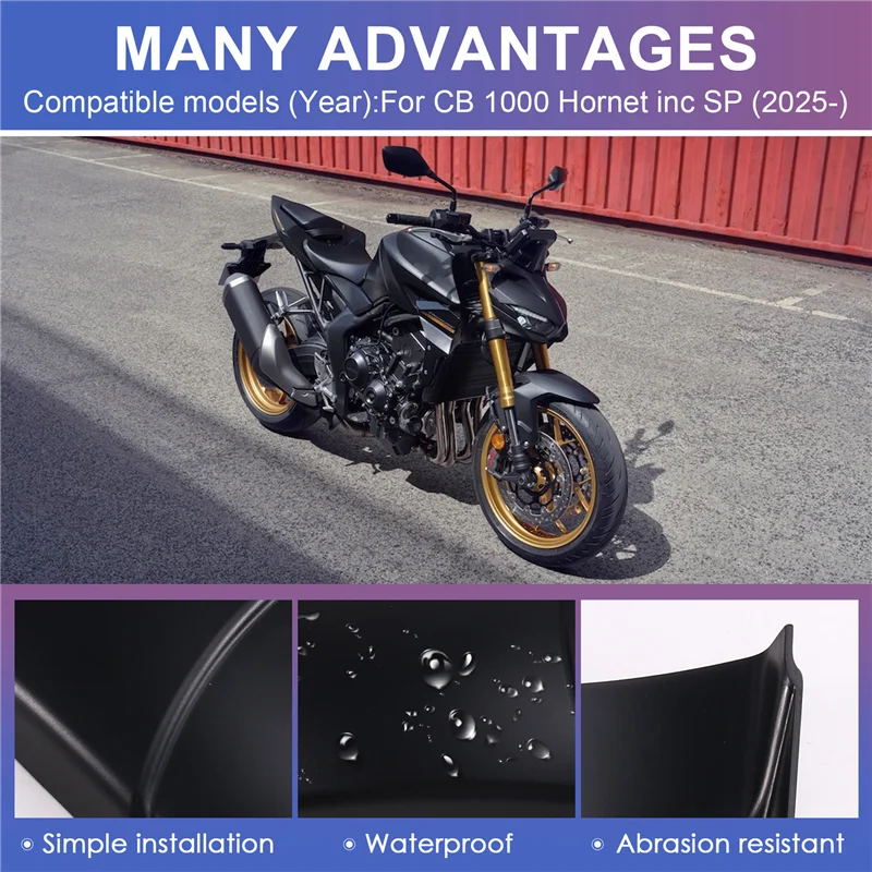 

Highly Recommended Motorcycle Enhanced Front Fender Extender For Honda CB1000 Hornet Including SP, 2025- A Mudguard Splash Guard