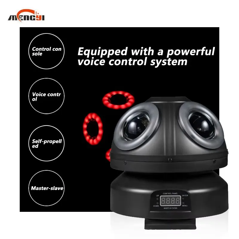 DJ Party Lighting Equipment 4 Eyes Beam Moving Head Light With Light Strip Effects #4