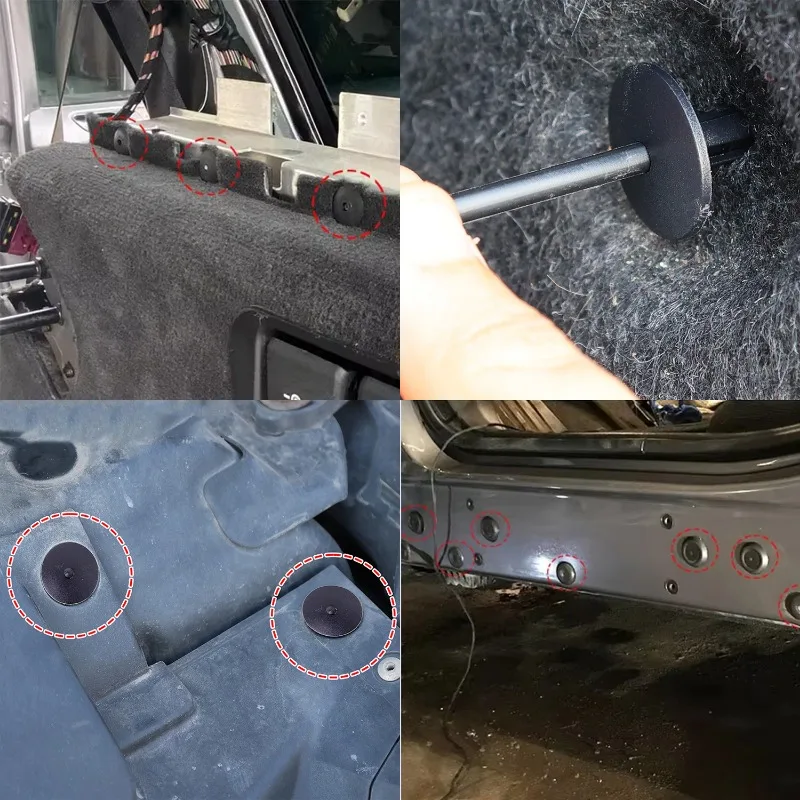 6mm Car Mudguard Core Rivets Bumper Clip Plastic Expansion for BMW X1 E84 X3 E83 F25 X5 E53 E70 X6 E71 E72 7 Wheel Arch Fastener