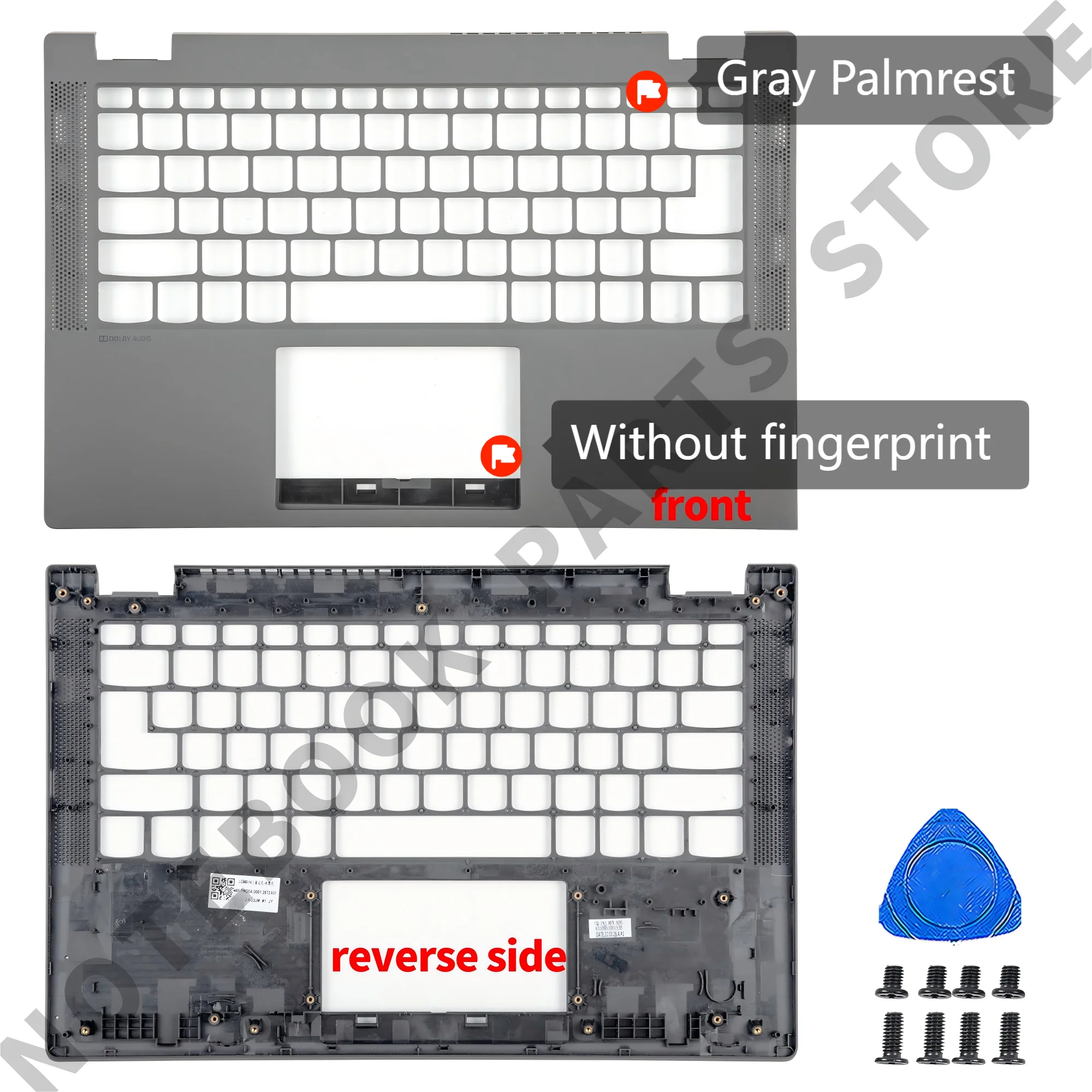 NEW Parts For Ideapad Flex 5-14ARE05 14ITL05 14ALC05 5-14IIL05  Palmrest IUPPER COVER Replace plastic SILVER/GRAY