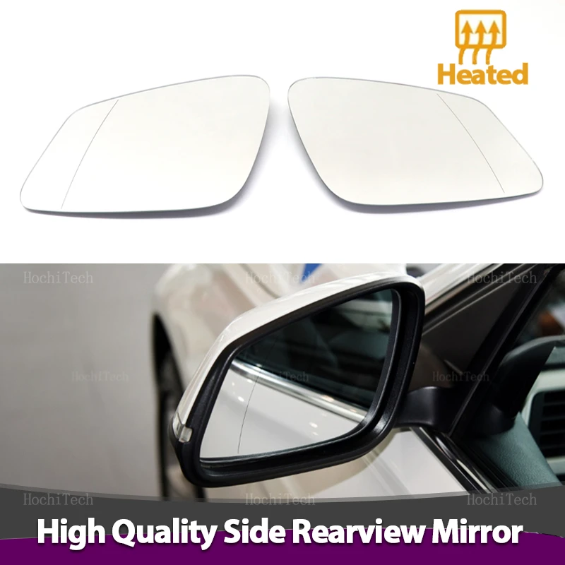 For BMW E84 F48 F20 F21 F40 F22 F23 F30 F31 F34 F10 F07 F11 Left or Right Side Heated Wing Mirror Glass Wide Rearview Mirror