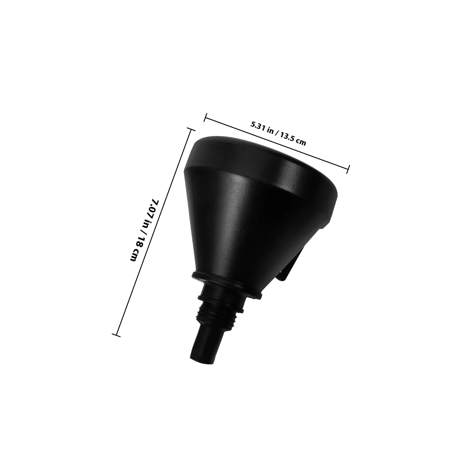 Funil de óleo automotivo longo com filtro embutido, funil de combustível de plástico resistente para fluido de transmissão de motocicleta e carro