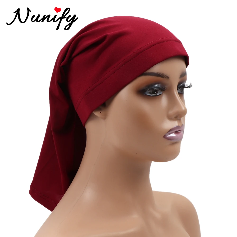 

Dreadlock Tube Dreadlocks Cap For Long Hair Protecting Hairstyles Unisex Hair Care Cap Solid Color Long Tube Bonnet Nightcap