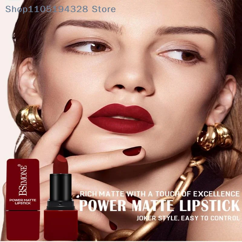 [MP]Waterproof Moisturizing Long-Lasting Velvet Matte Lip Gloss Red Lip Tint Makeup Advanced Matte Finish For All Skin Types