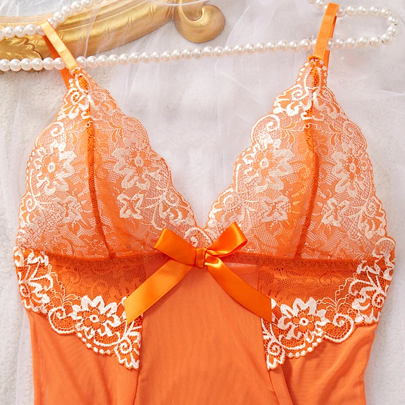 حار مثير الكبار الإناث Lencerias الاباحية تيدي فستان بيبي دول منامة مجموعة انظر من خلال النساء حبال ثوب النوم الملابس الداخلية المثيرة