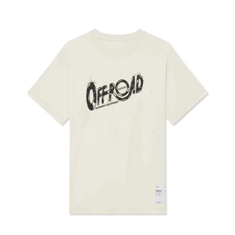 SATISFY sports old washing water casual loose short-sleeved T-shirt