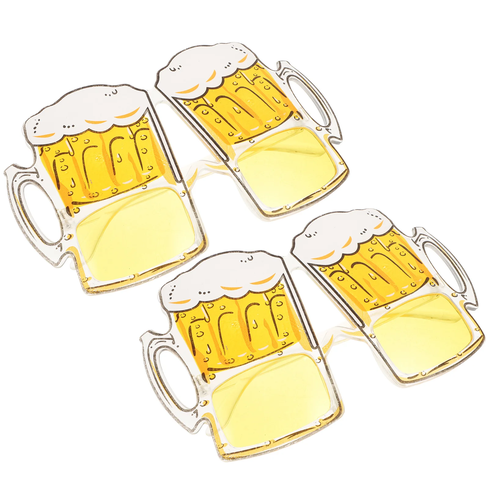 2 stuks kostuum partij brillen creatieve Hawaiiaanse stijl leuke rekwisieten voor volwassen kinderen festival show accessoire bierpul brillen